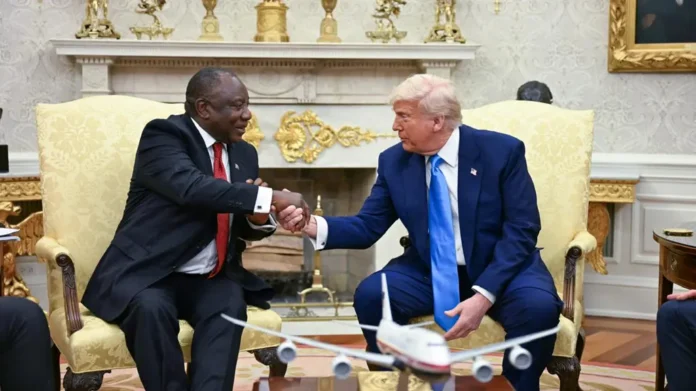 South Africa’s international relations under politics have taken a pivotal turn this week as President Cyril Ramaphosa hosted U.S. Ambassador Leo Brent Bozell III at Mahlamba Ndlopfu,