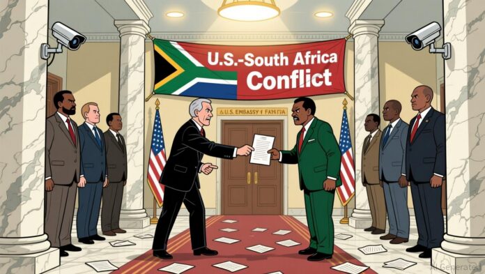 Relations between South Africa and the United States have reached a critically low point