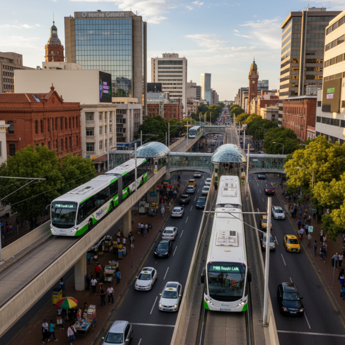 Transport remains the lifeblood of South Africa’s economy, connecting Durban’s busy port to inland cities like Johannesburg and Pretoria.