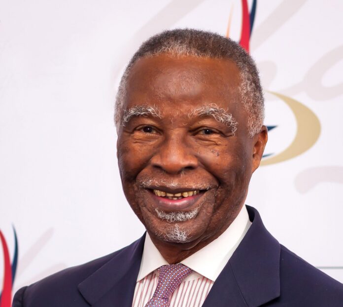 Former South African president Thabo Mbek