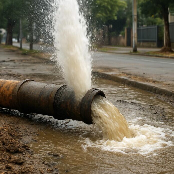 Gauteng's water leaks
