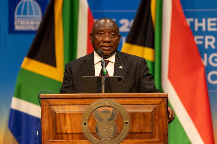 South African President Cyril Ramaphosa