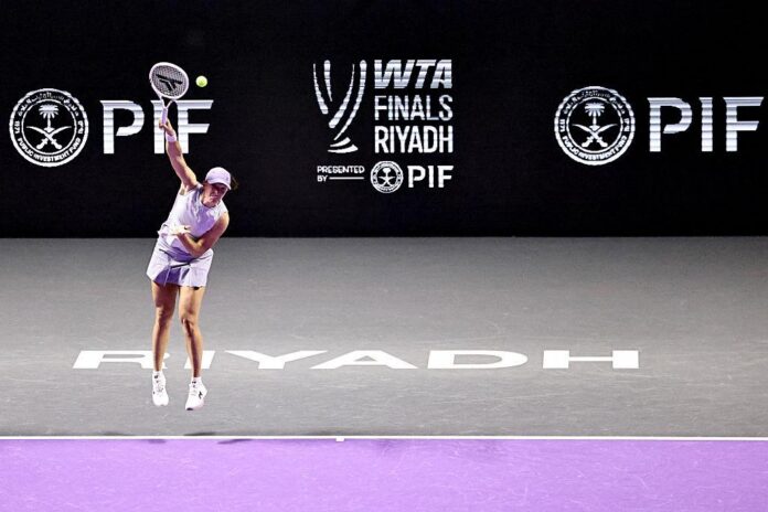The professional tennis